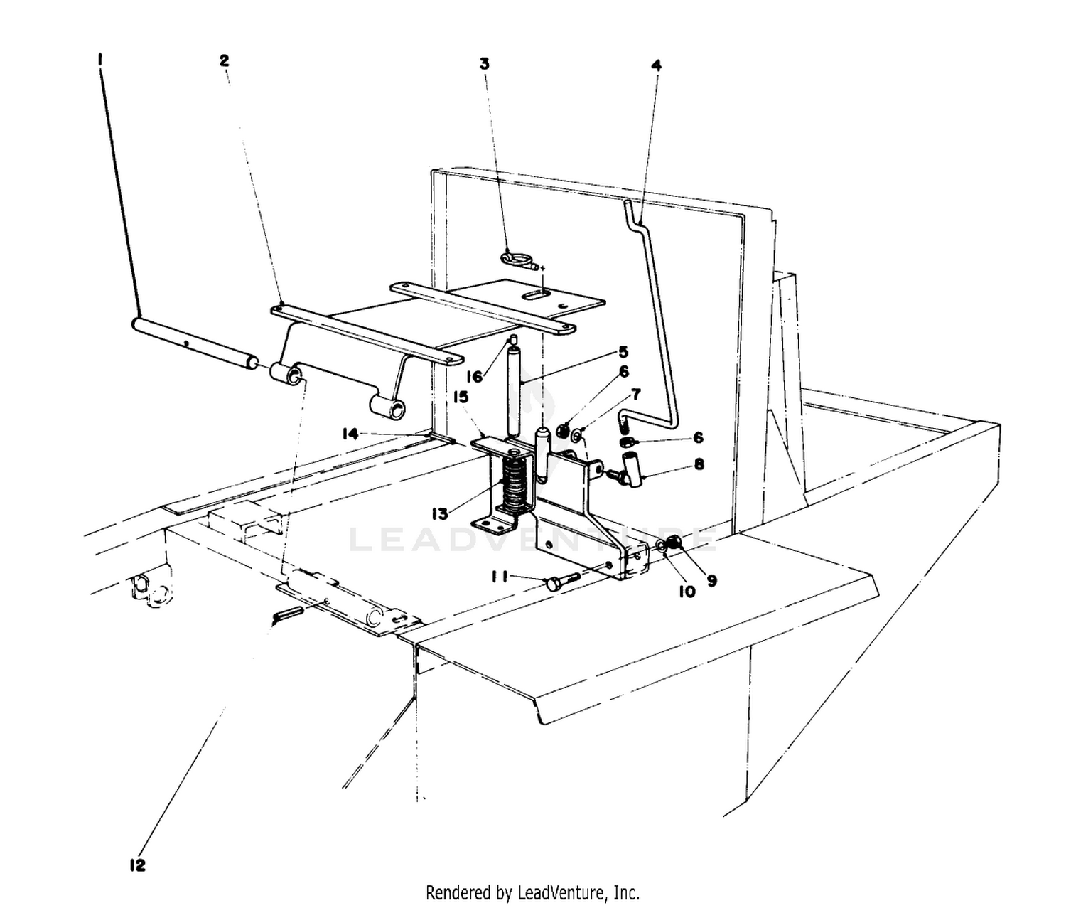 Standard Seat Kit Model No. 30785 (continued)
