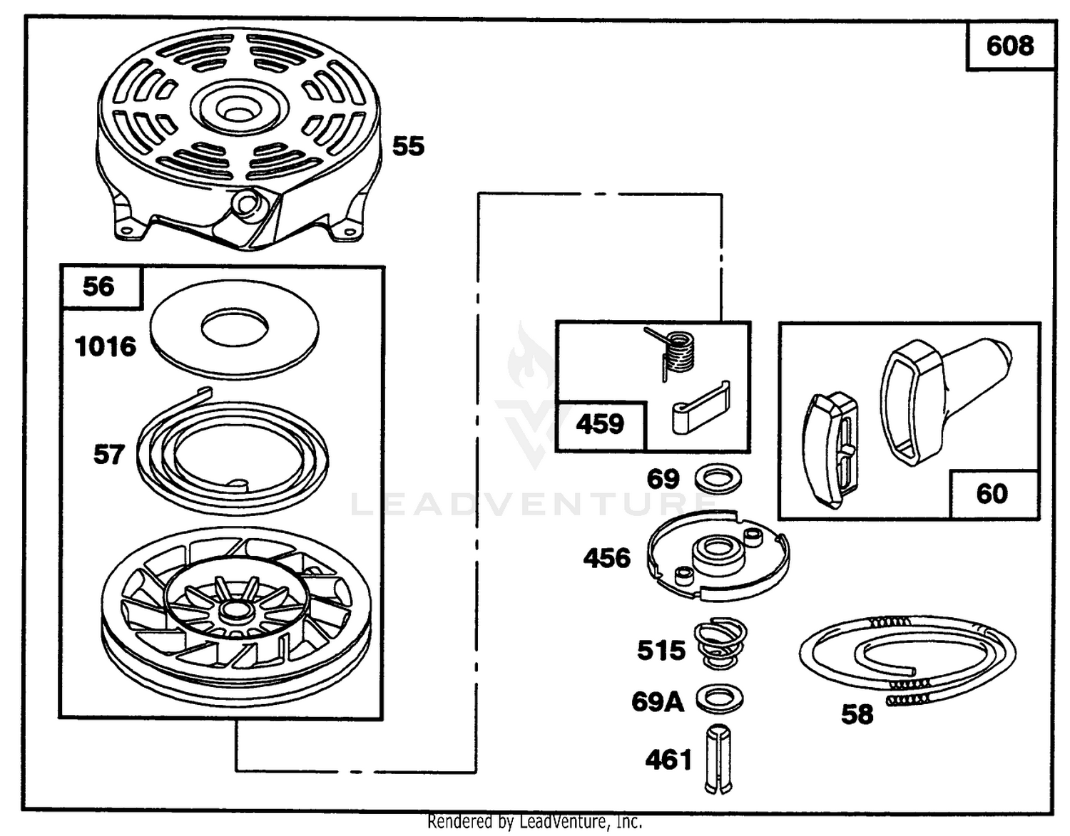 Engine Briggs  Stratton Model 122702-3171-01 5
