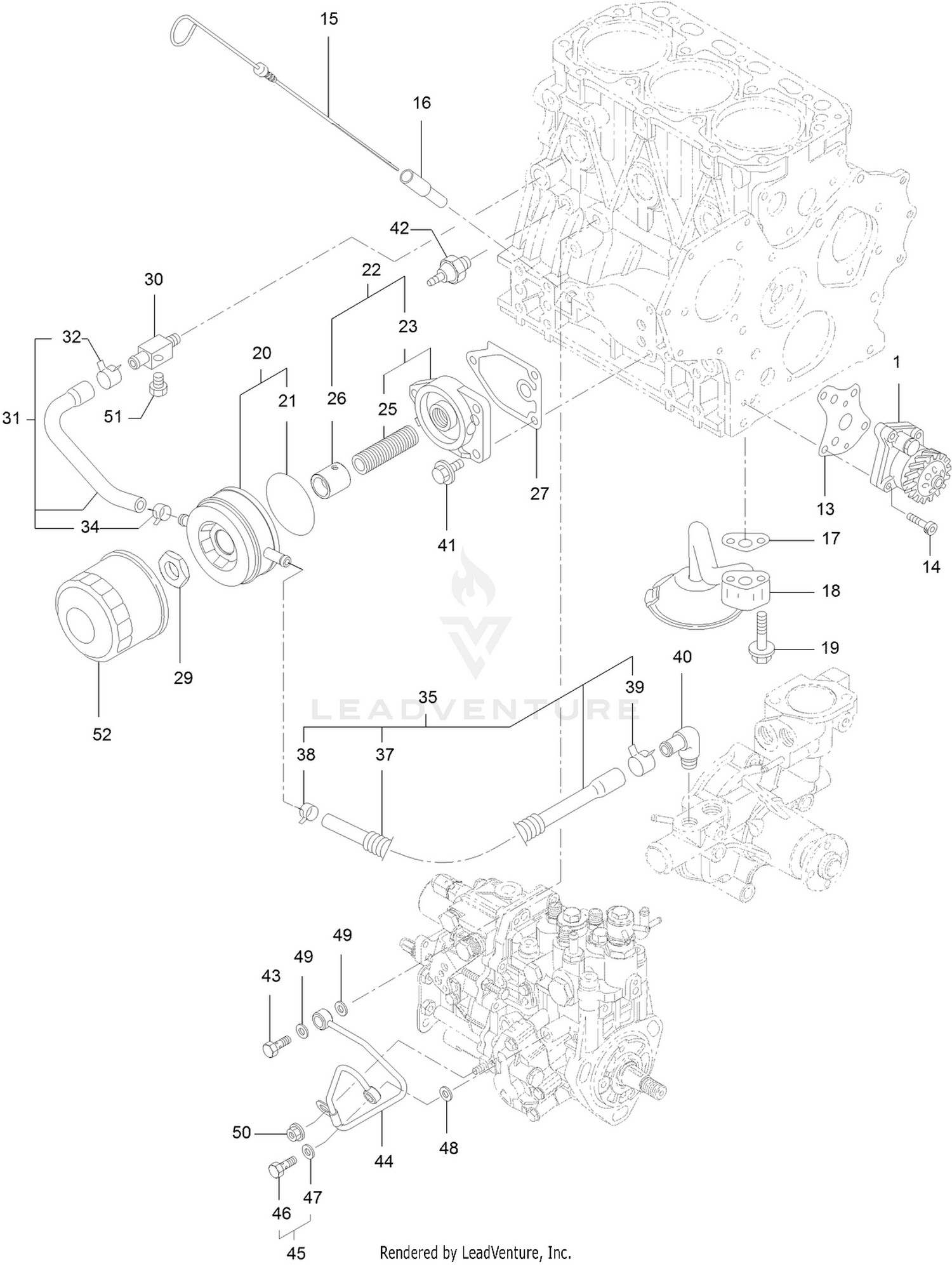 Oil Pump and Filter Assembly