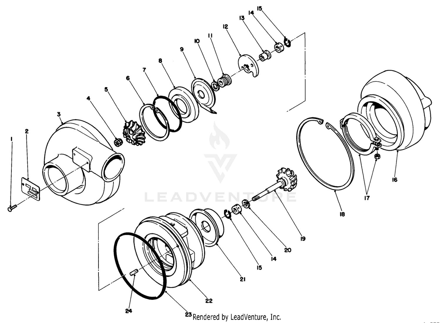 Turbocharger Assembly No. 70-6430