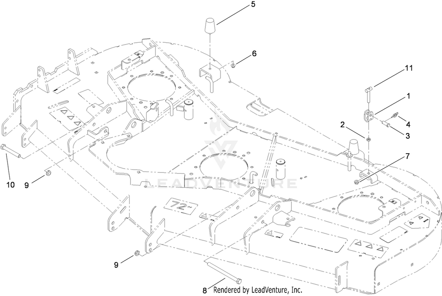 Adjustment Link and Bumper Assembly