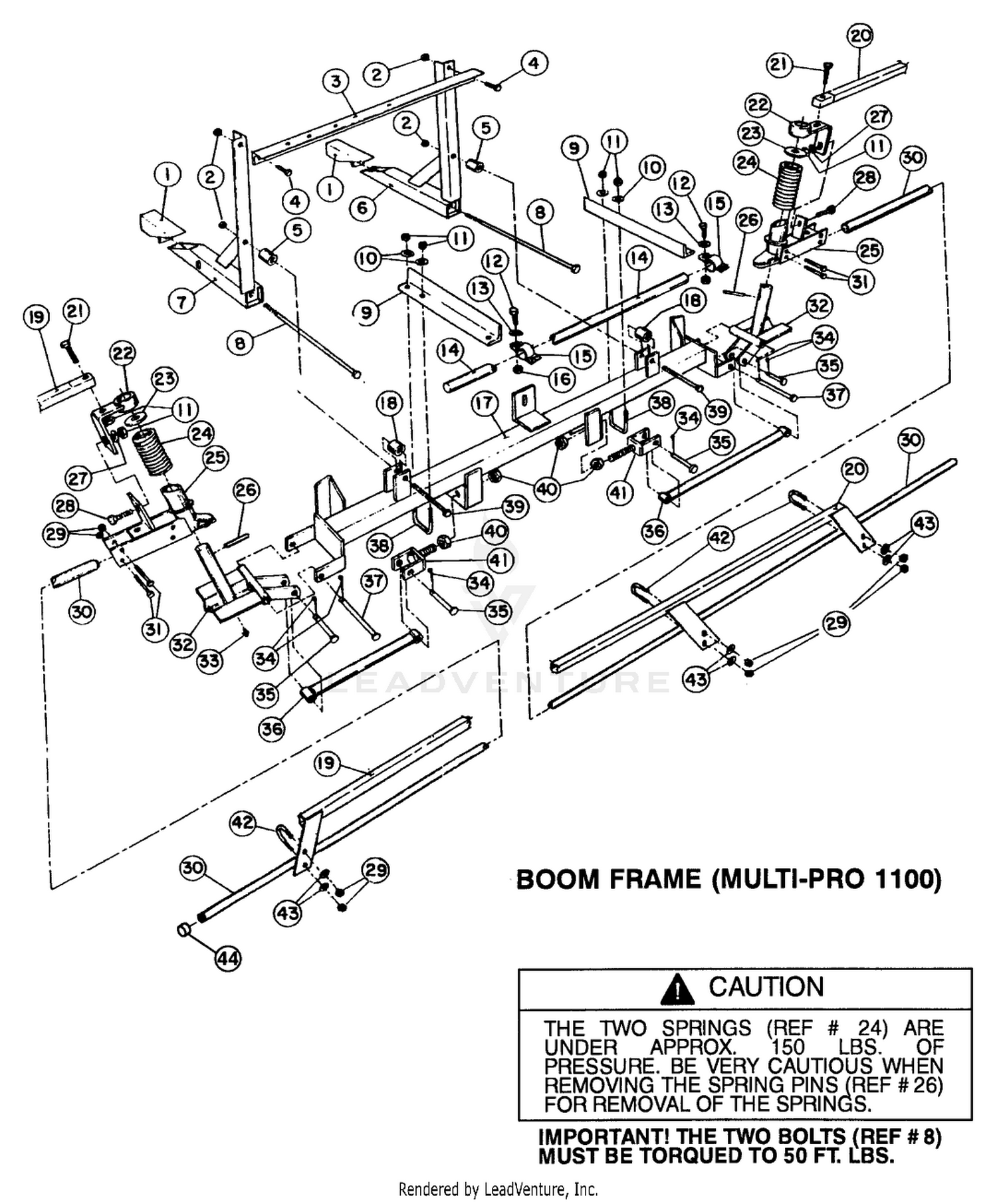 BOOM FRAME (MULTI-PRO 1100)