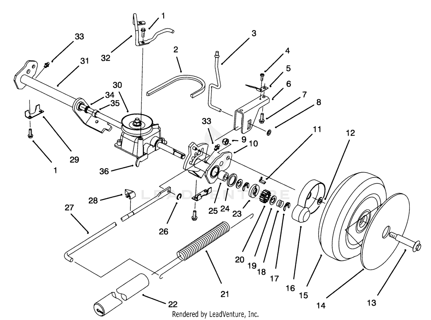 Rear Axle Assembly