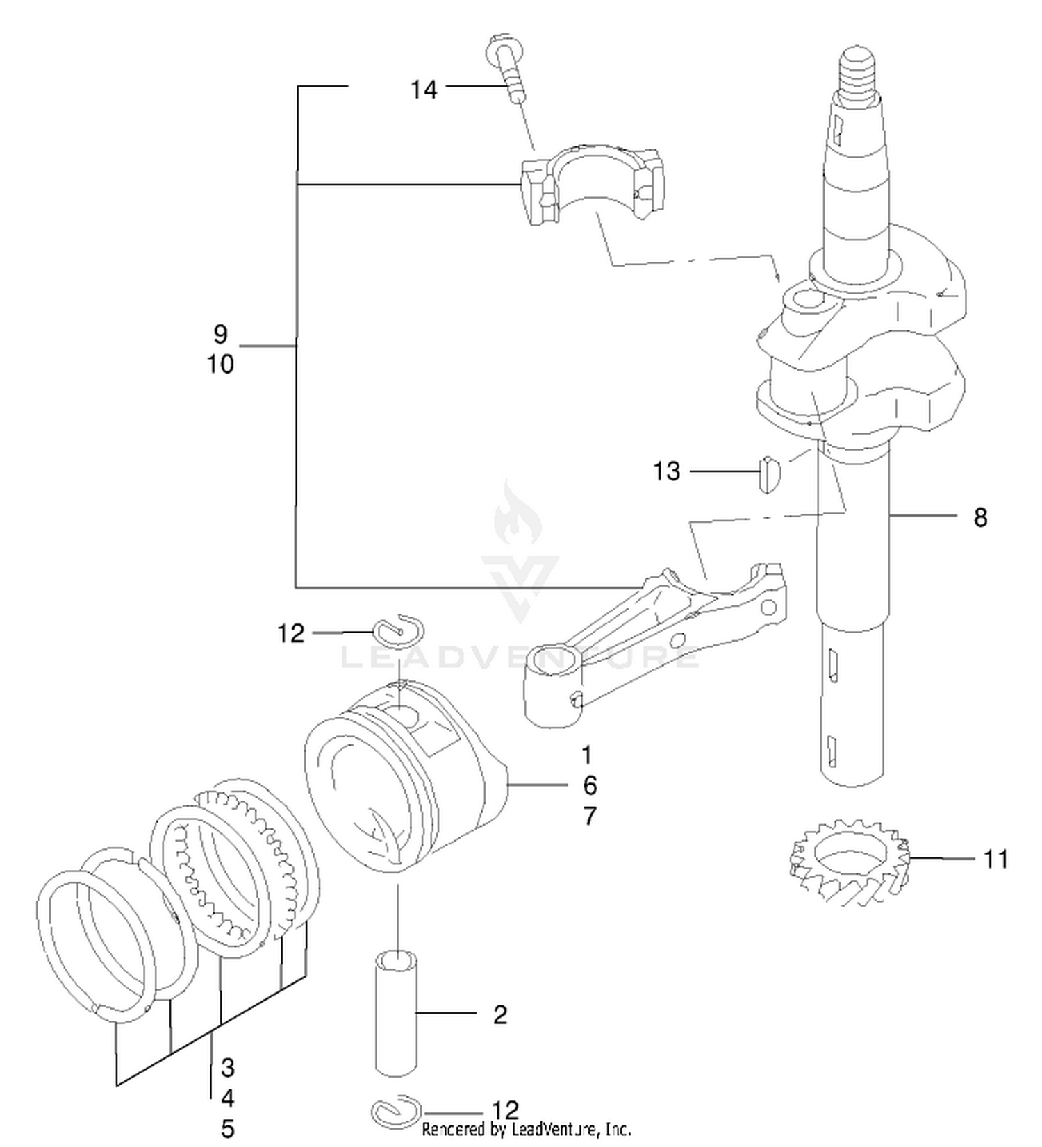 Piston/Crankshaft Assembly