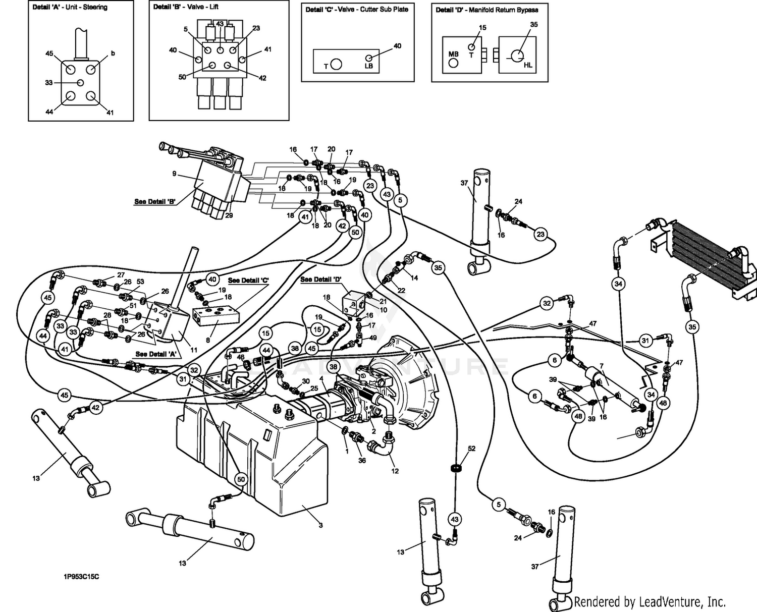 Hydraulic Circuit / Lift  Steering