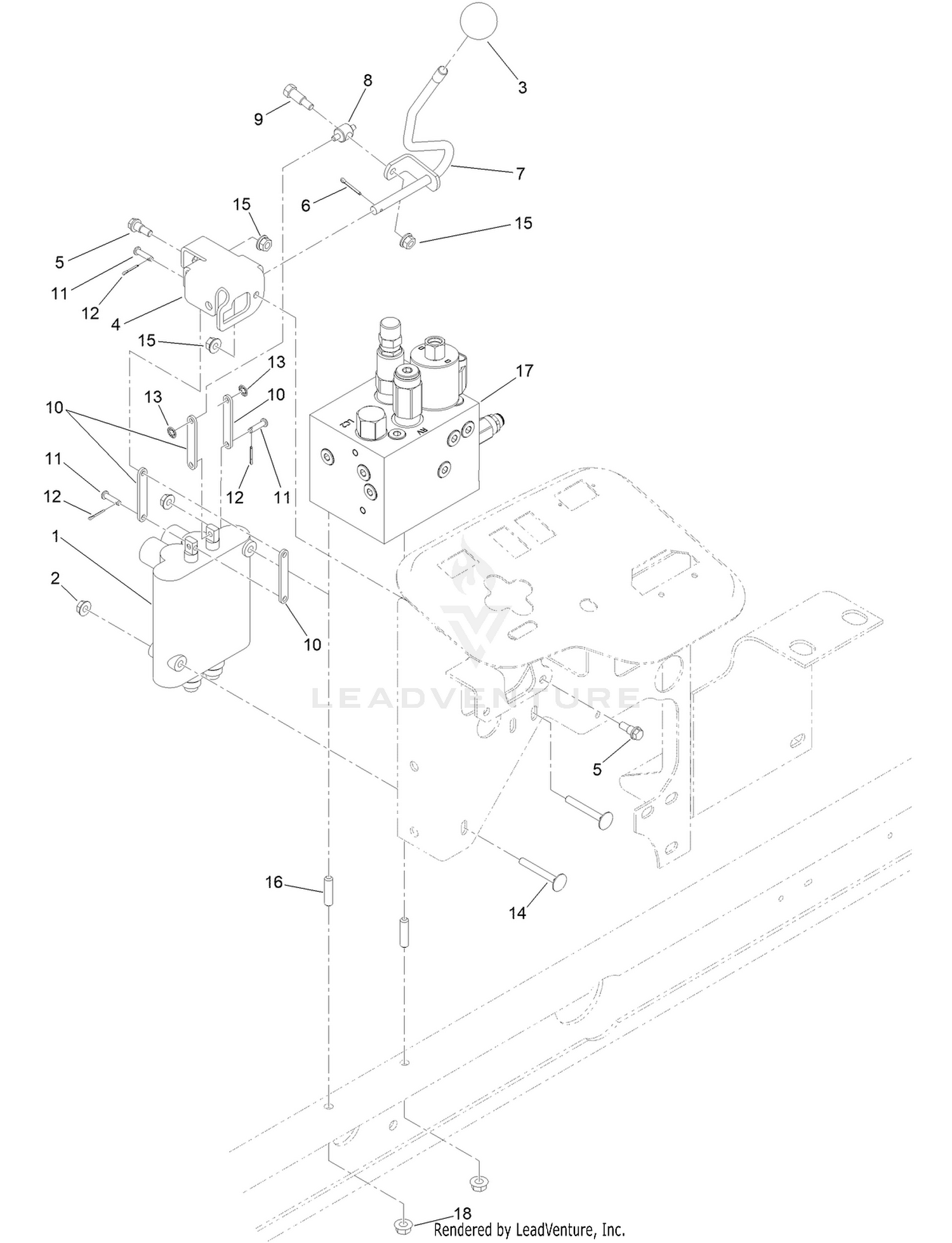 2-Spool Control Valve Assembly