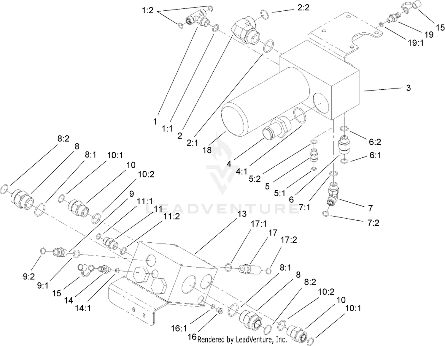 4 Wheel Drive Manifold and Filter Assembly