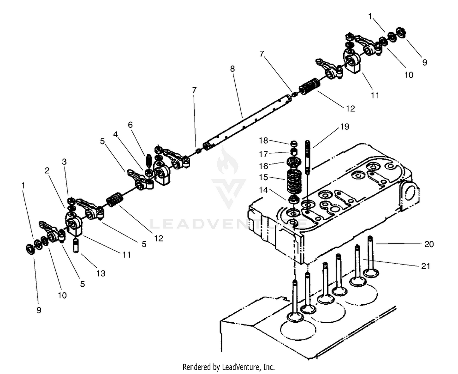 Valve  Rocker Arm Assembly