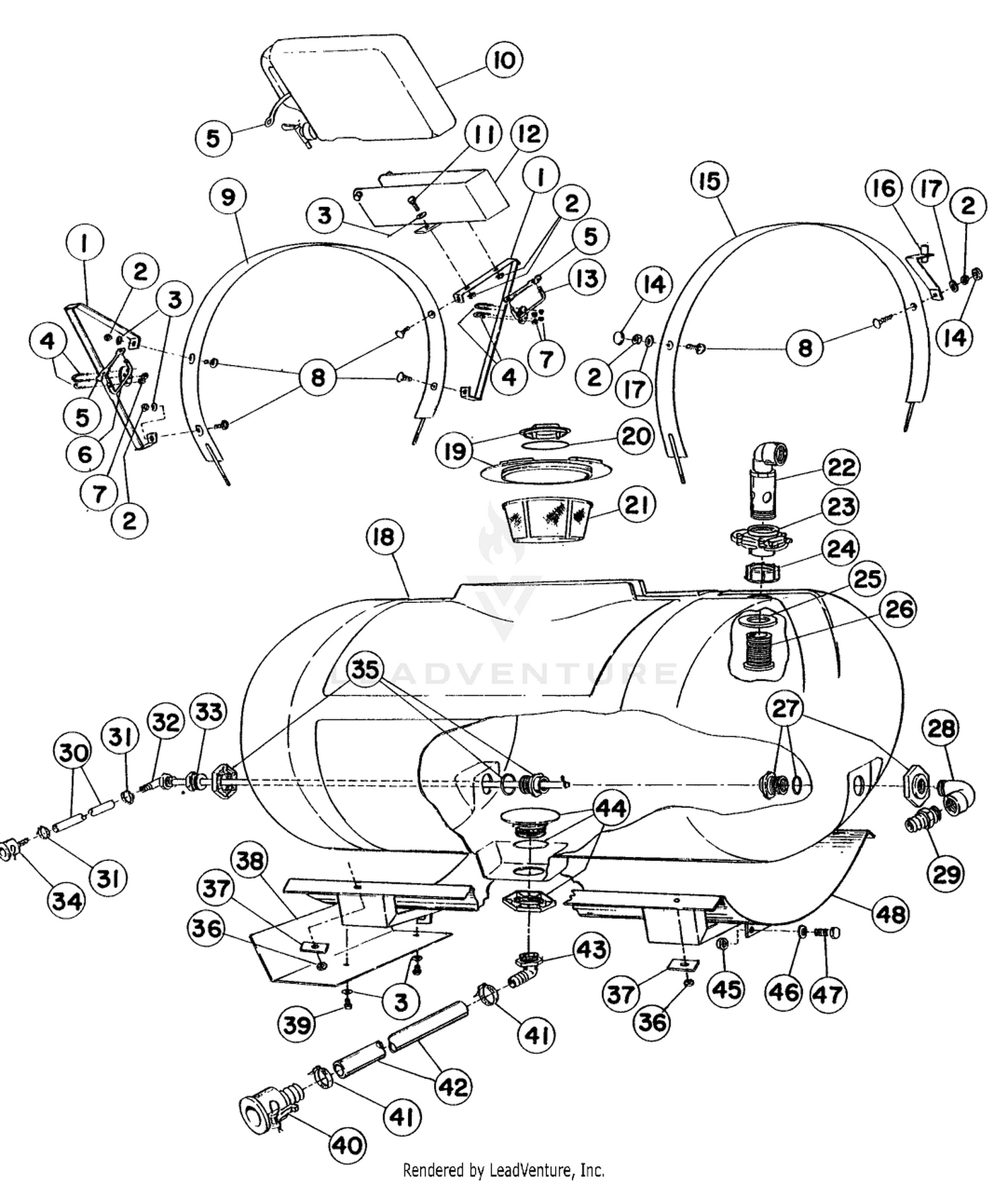 PRO-CONTROL TANK (MULTI-PRO 1100)