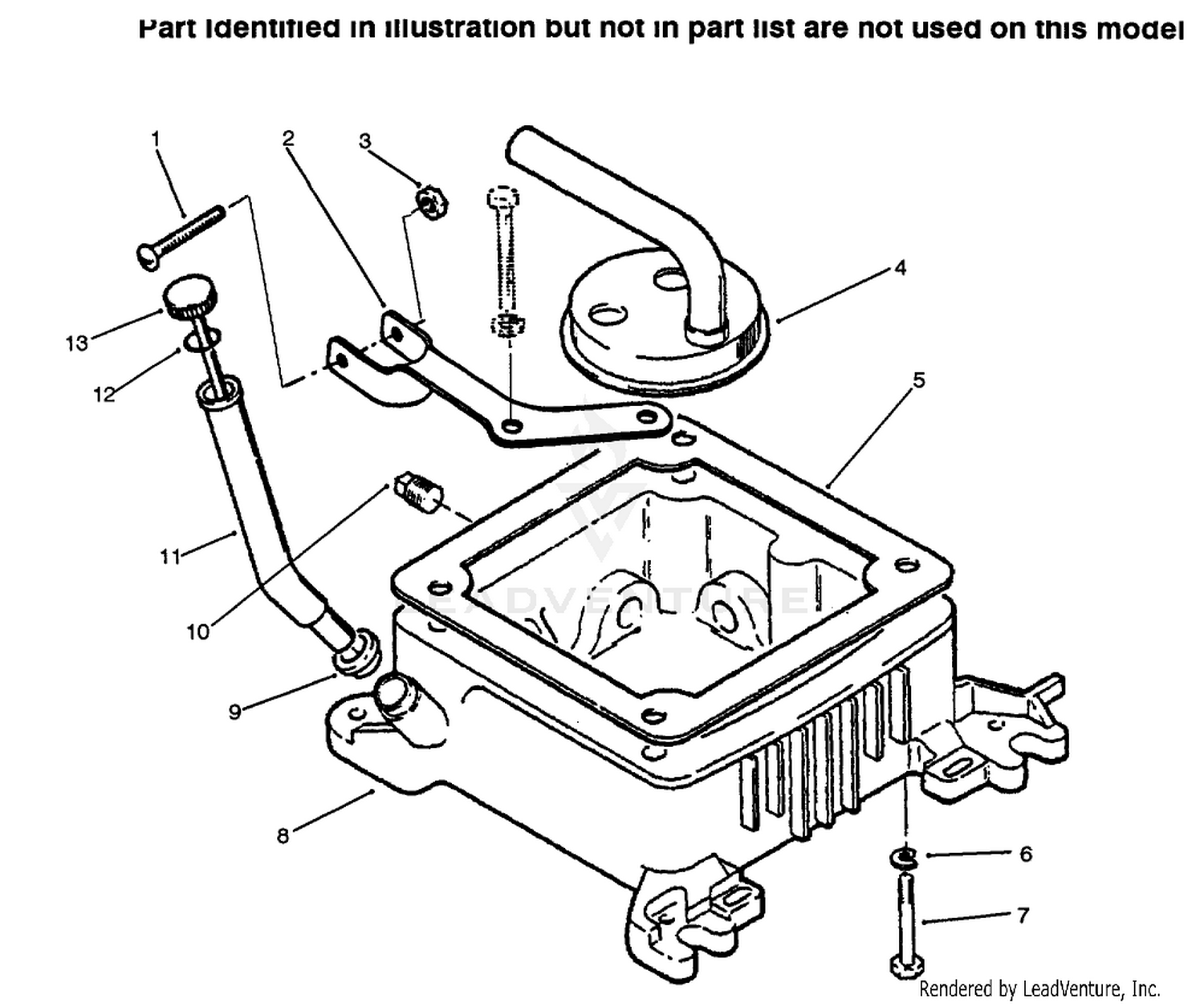 Oil Fill Tube  Base