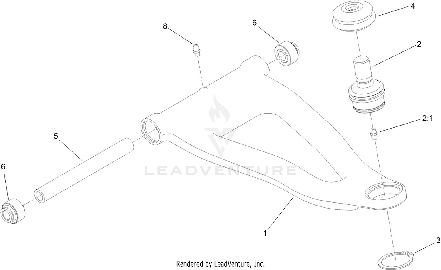 Front Control Arm Assembly No. 145-7771