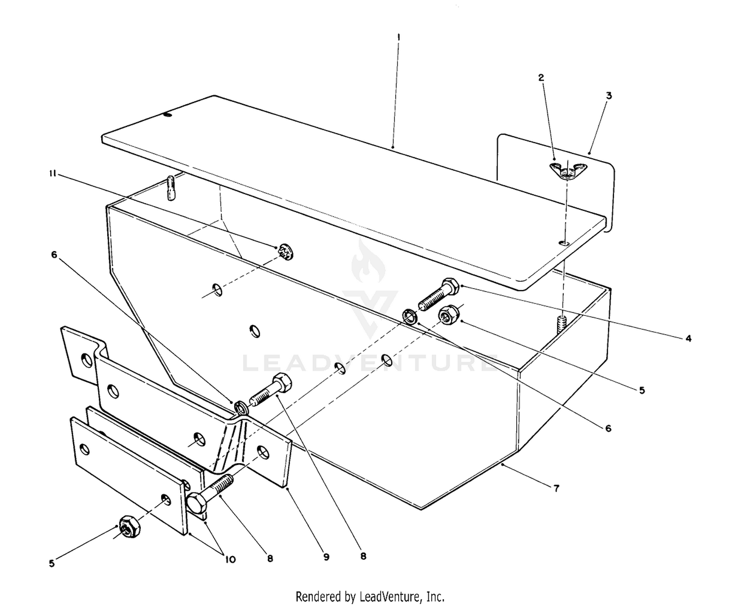 Weight Box Kit (groundsmaster 100, 200  300 Series)