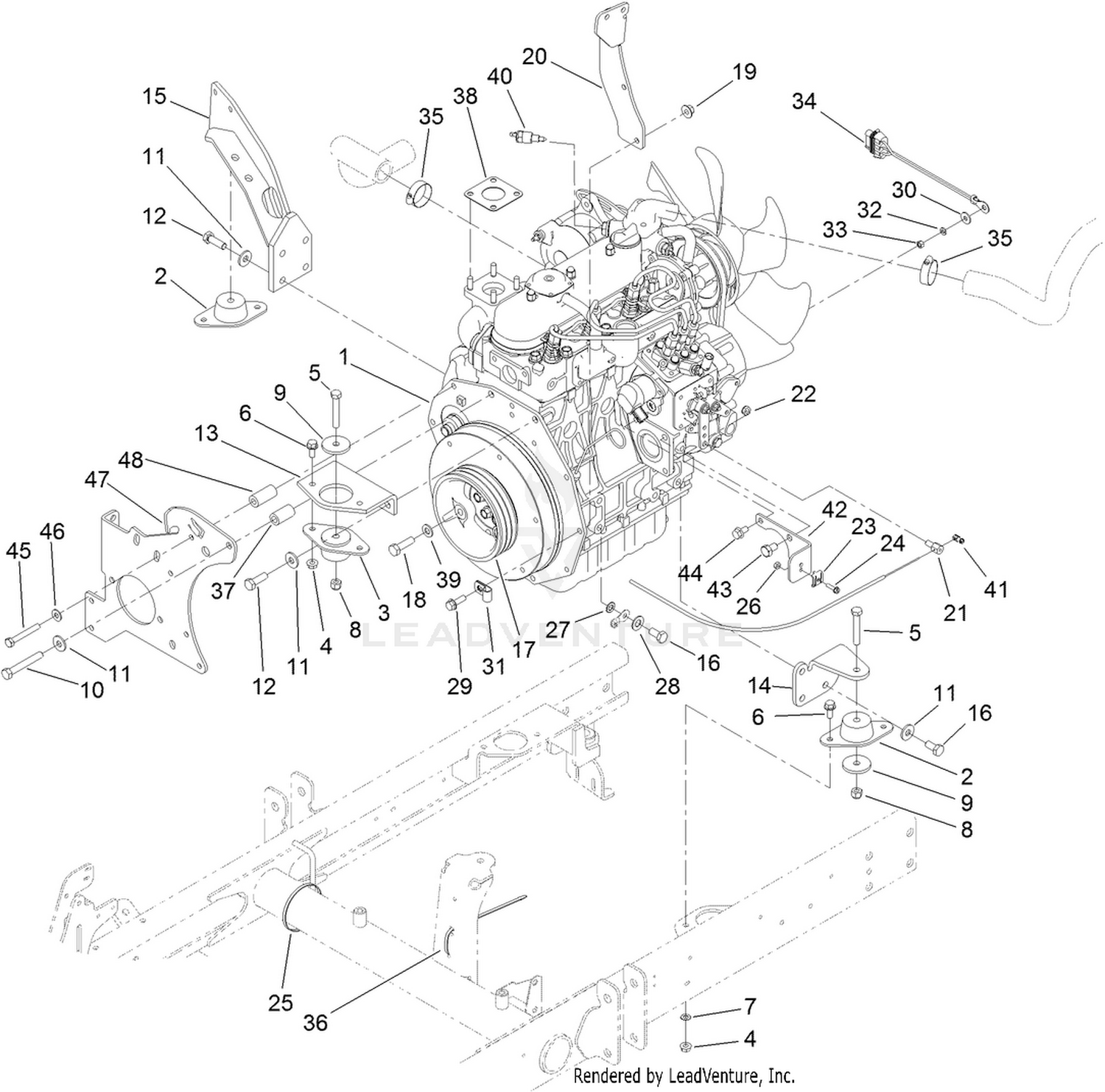 Engine Installation Assembly