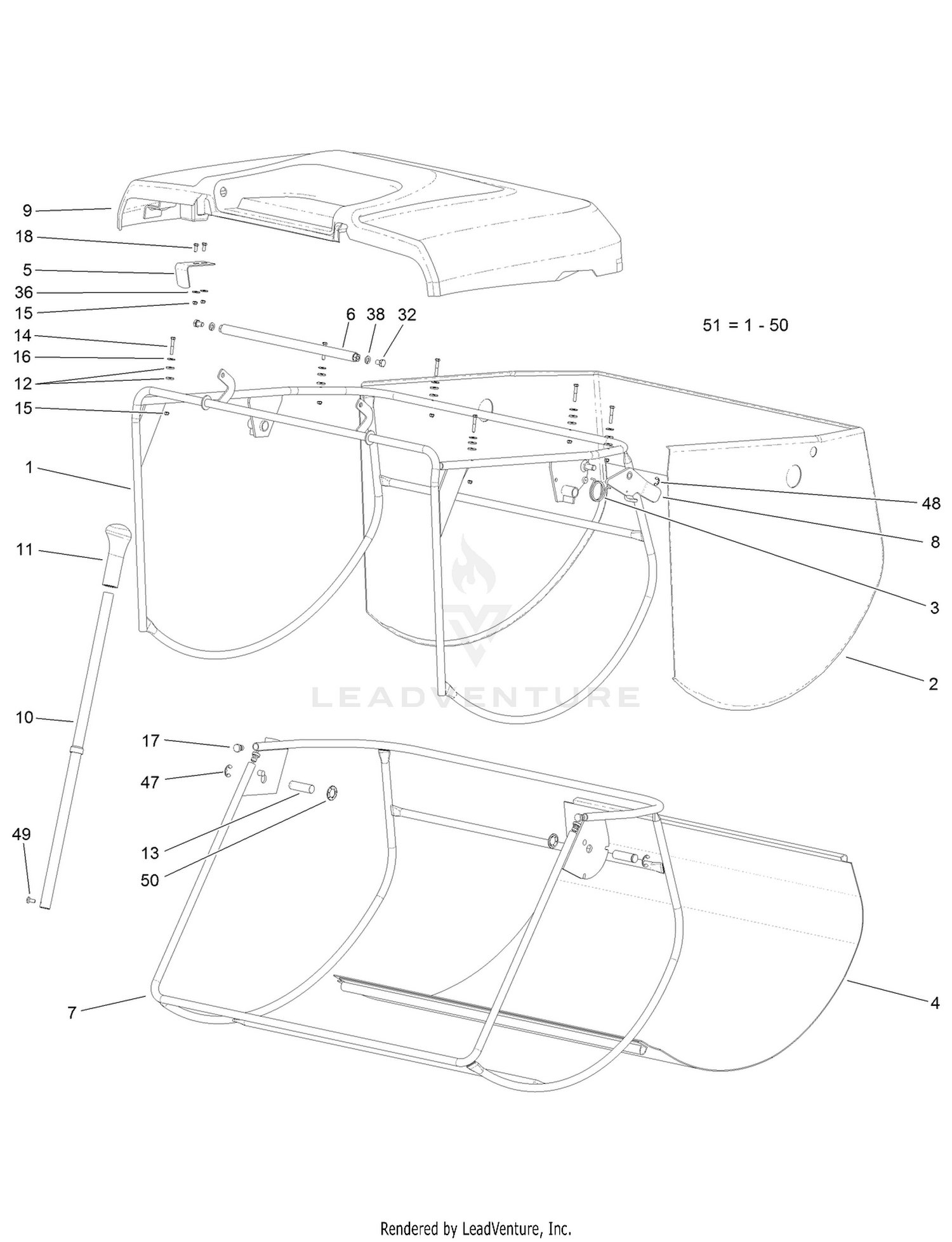 Grass Collector Assembly No. 125-2325