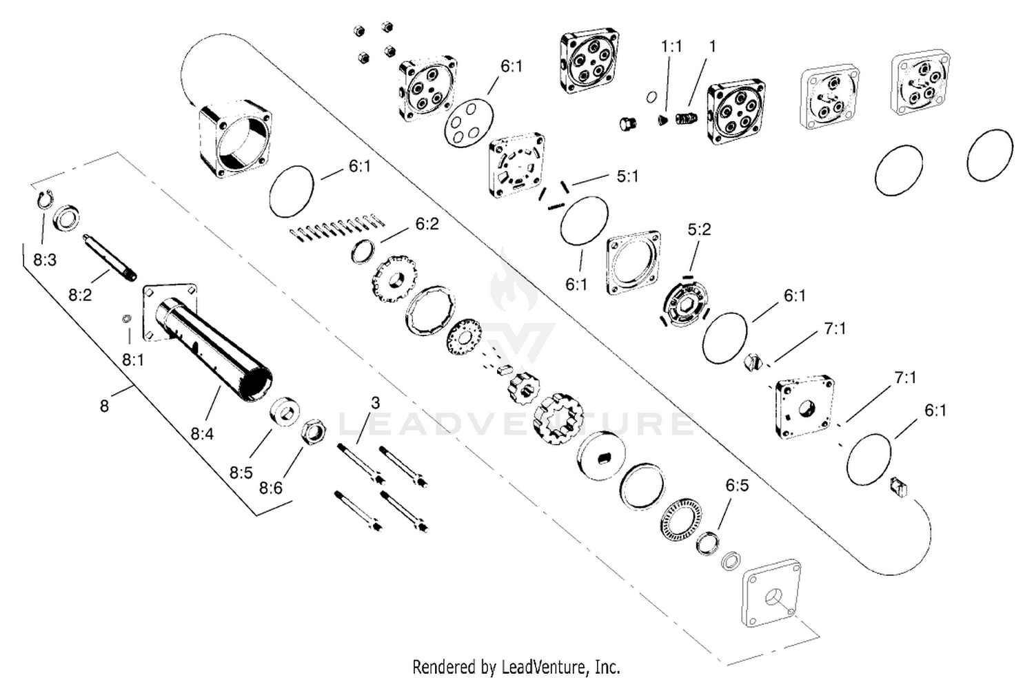 Steering Control Assembly No. 104-0474