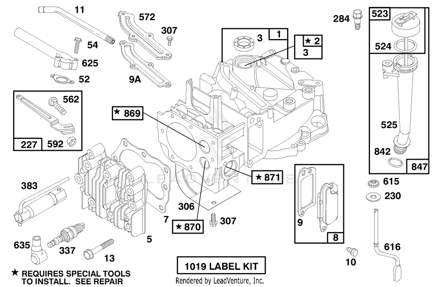Engine Briggs  Stratton Model 12f802-0667-01