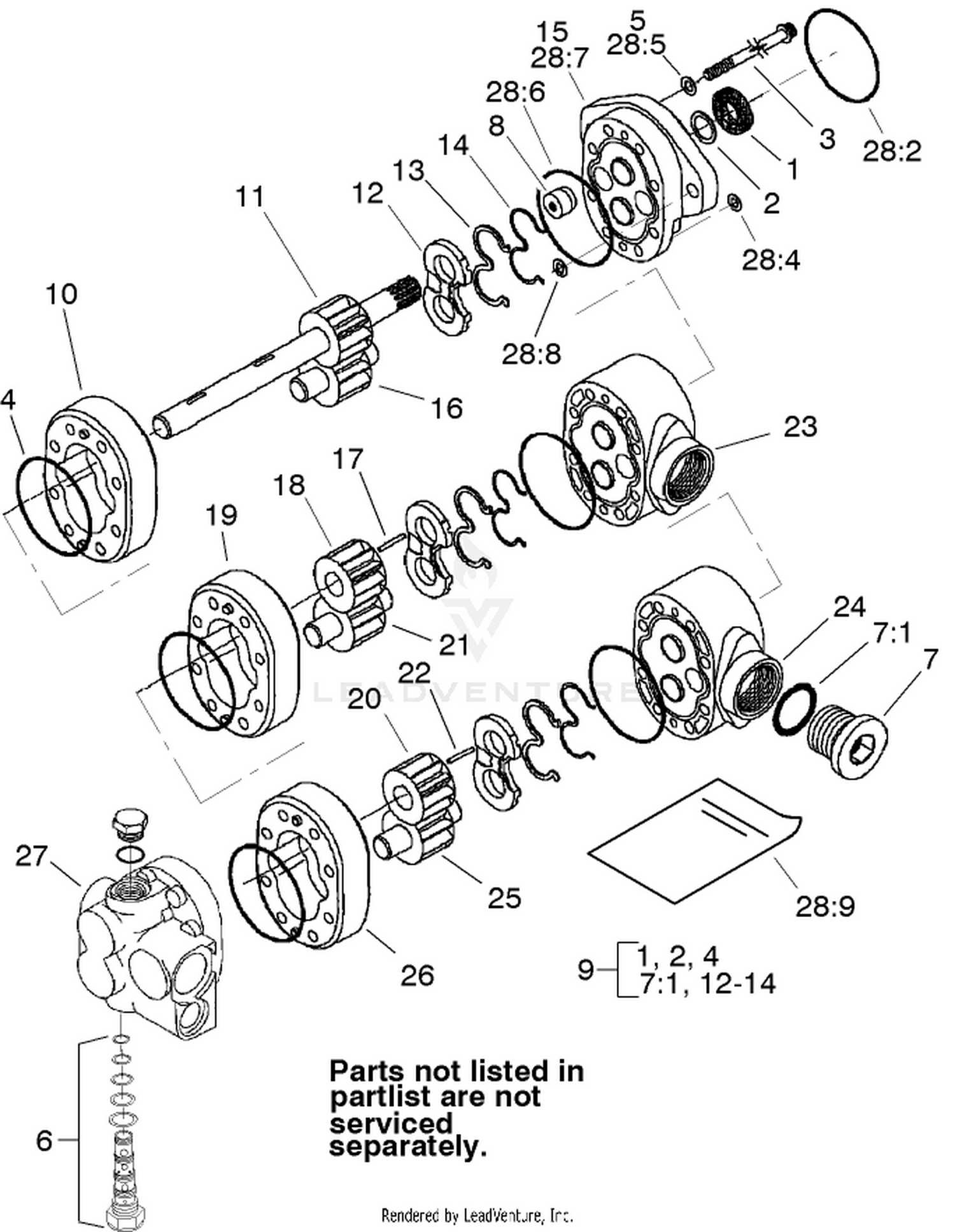 Gear Pump Assembly No. 100-3051