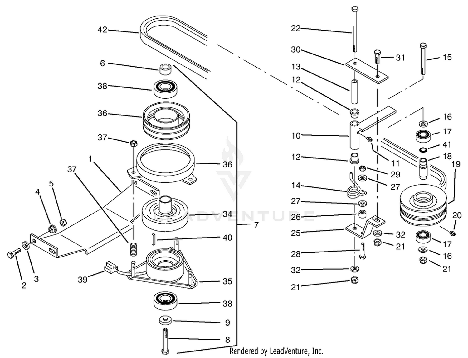 Pto Electric Clutch  Drive Assembly
