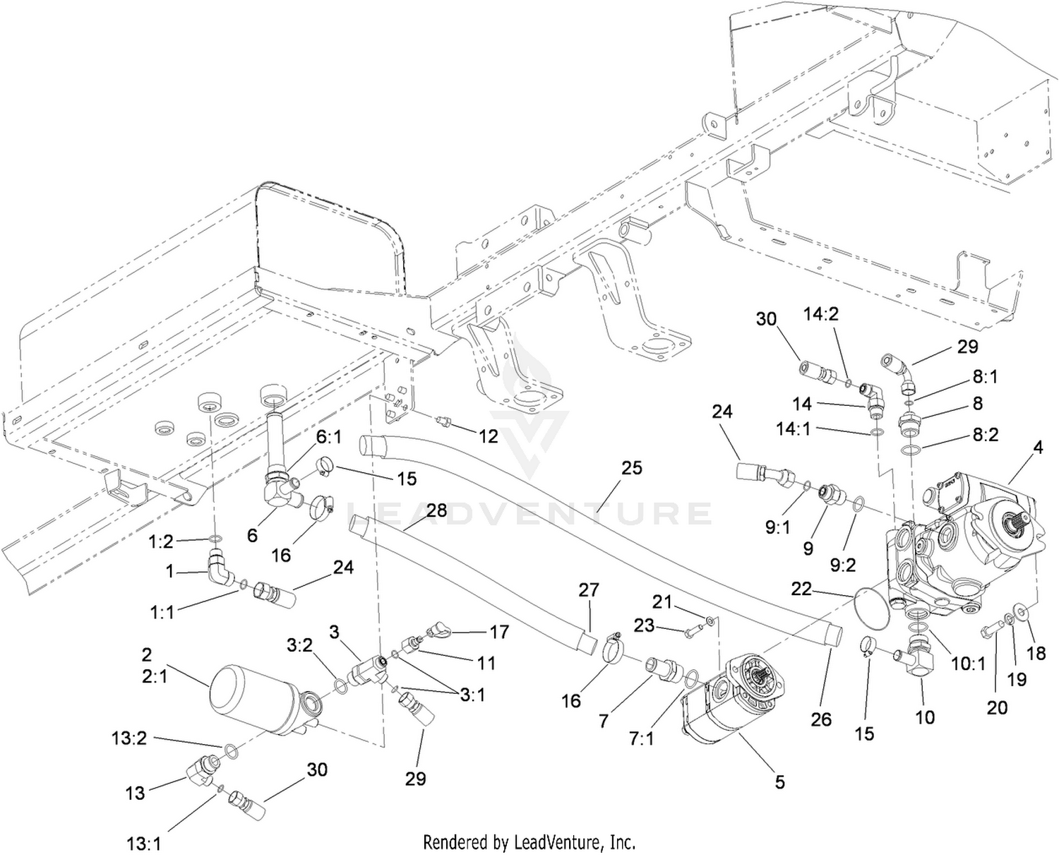 Hydraulic Pump and Filter Assembly 2