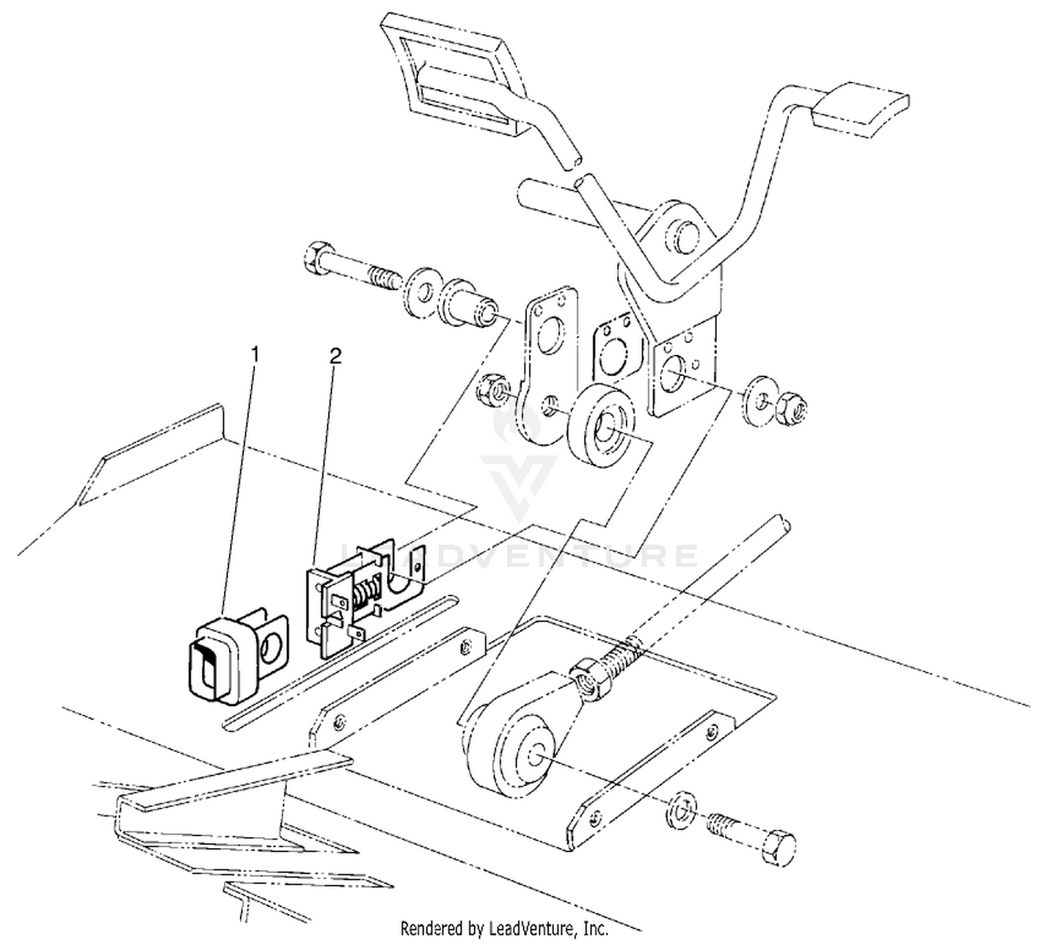Traction Pedal Assembly