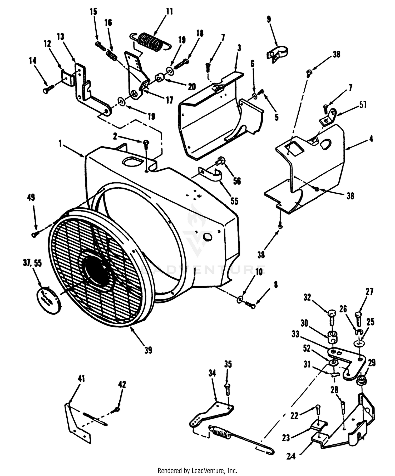 Blower Housing And Governor