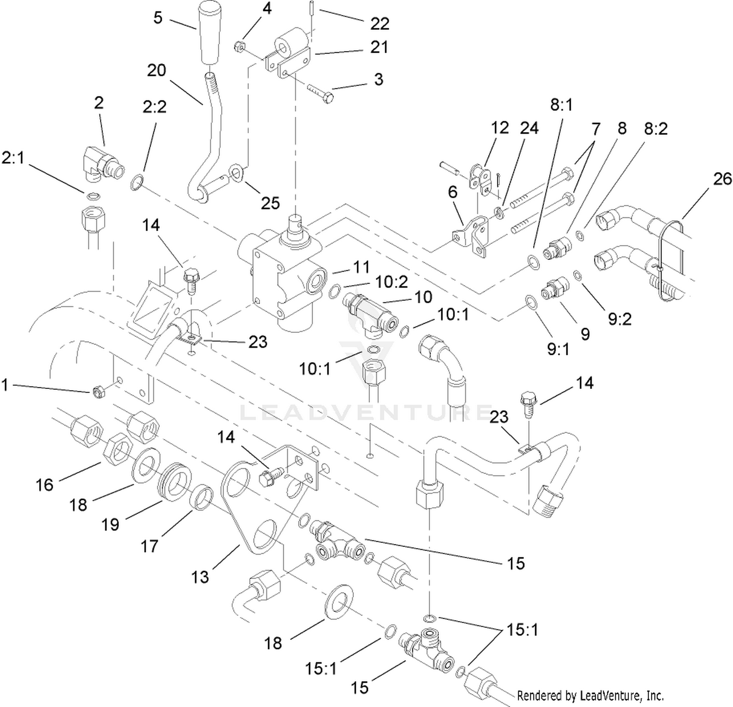 Hydraulic Plumbing Assembly