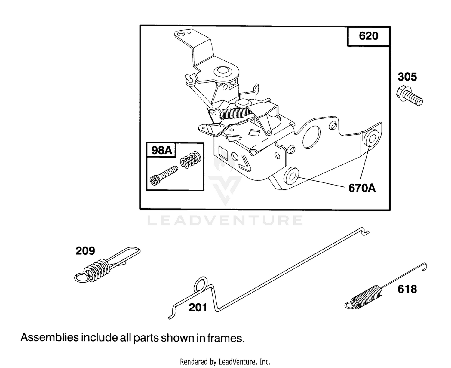 Engine Briggs  Stratton Model 122702-3171-01 4
