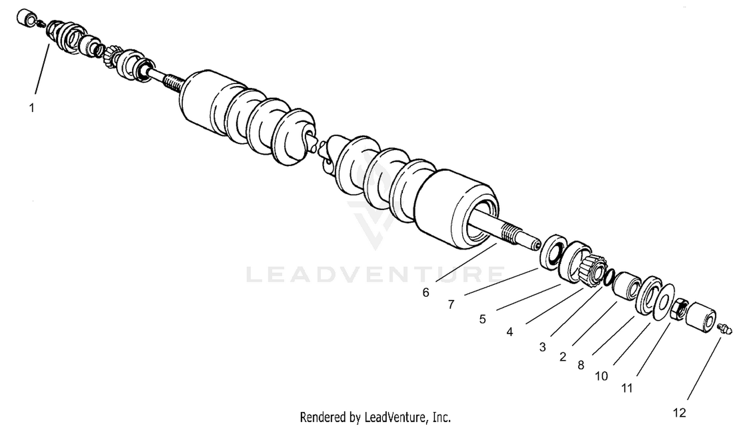 Wiehle Roller Assembly No. 84-6080