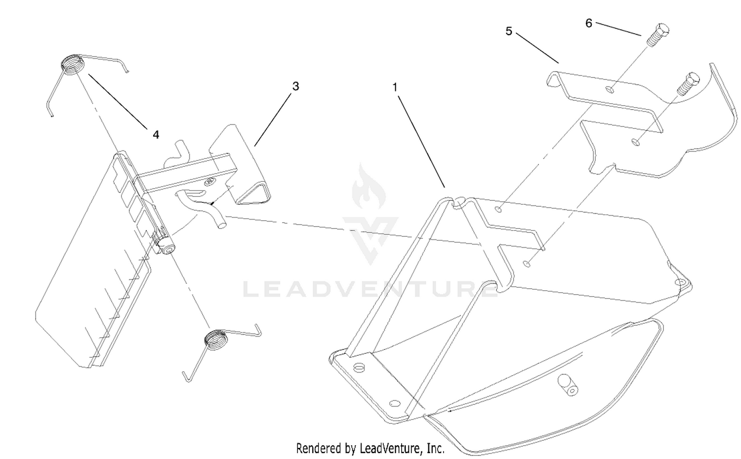 Discharge Chute Assembly Part No. 93-0274