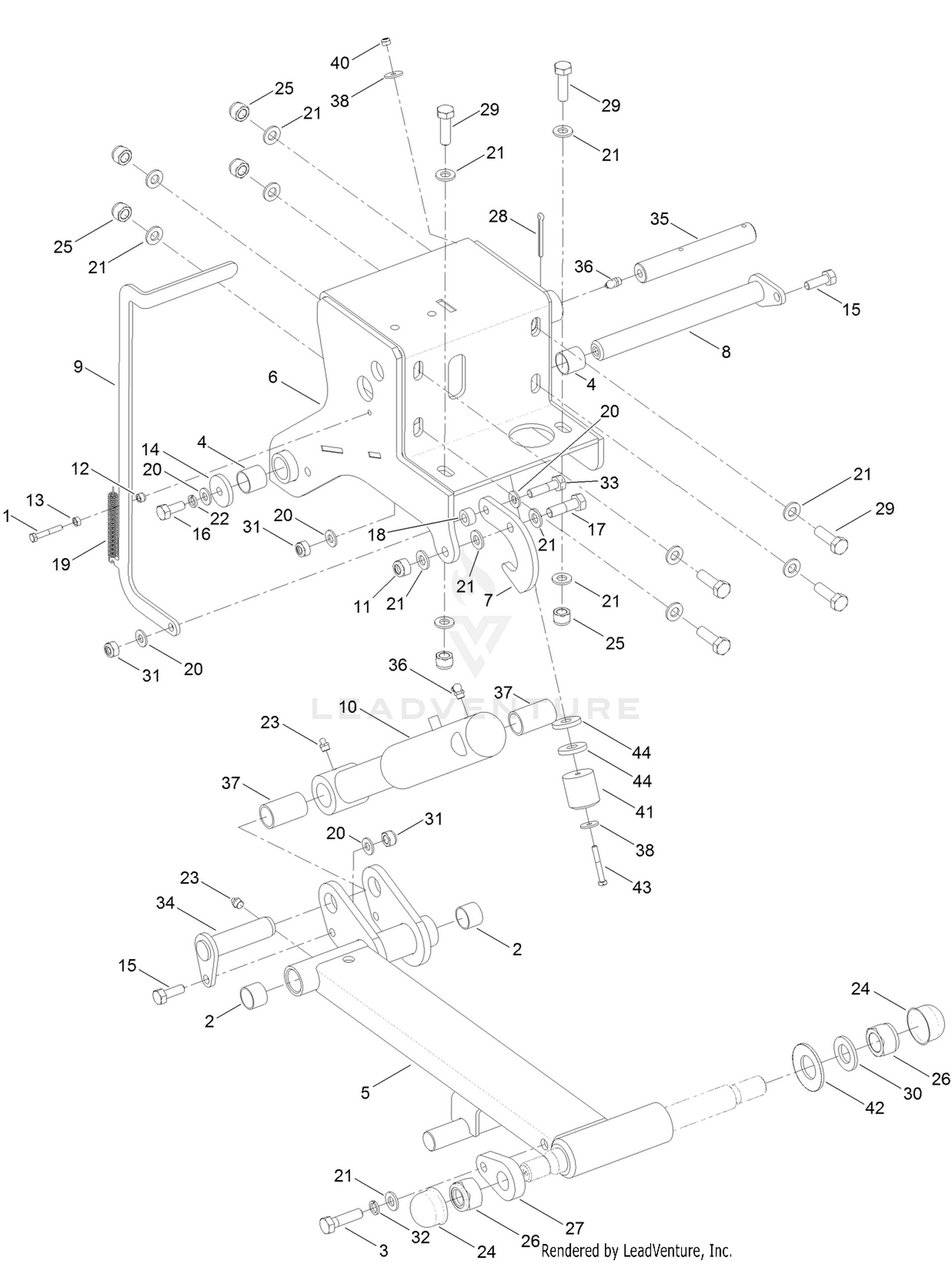 Center Arm Assembly
