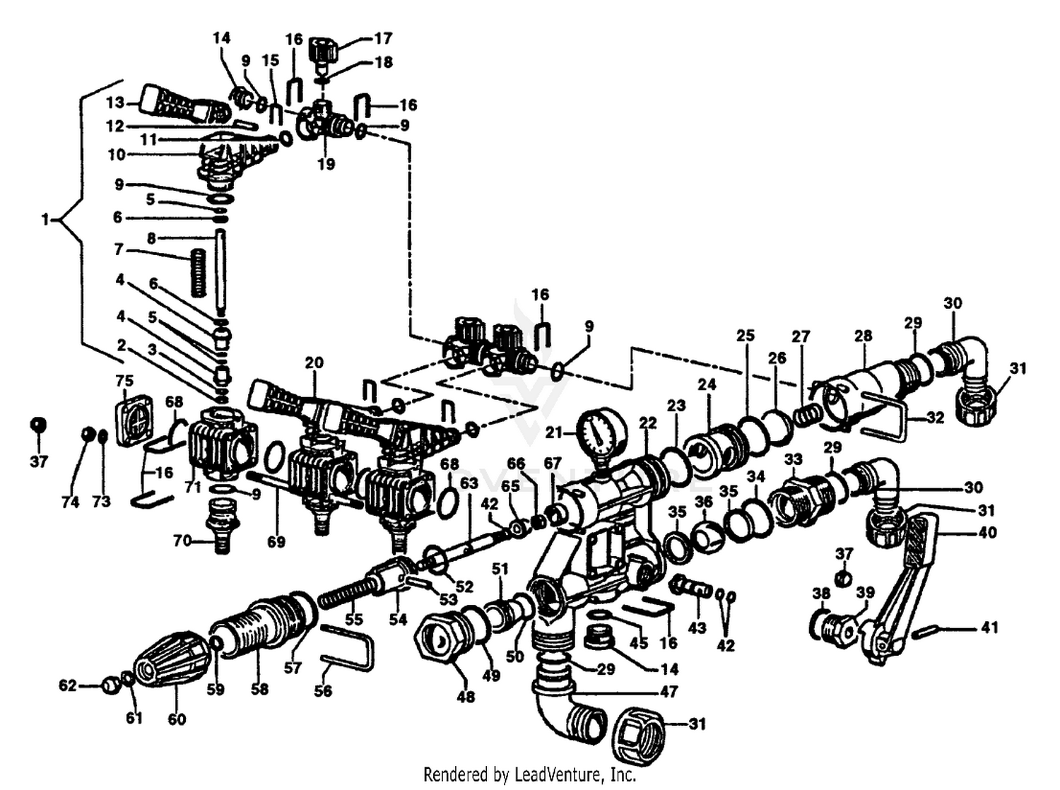 MANUAL VALVE SPRAYER CONTROL