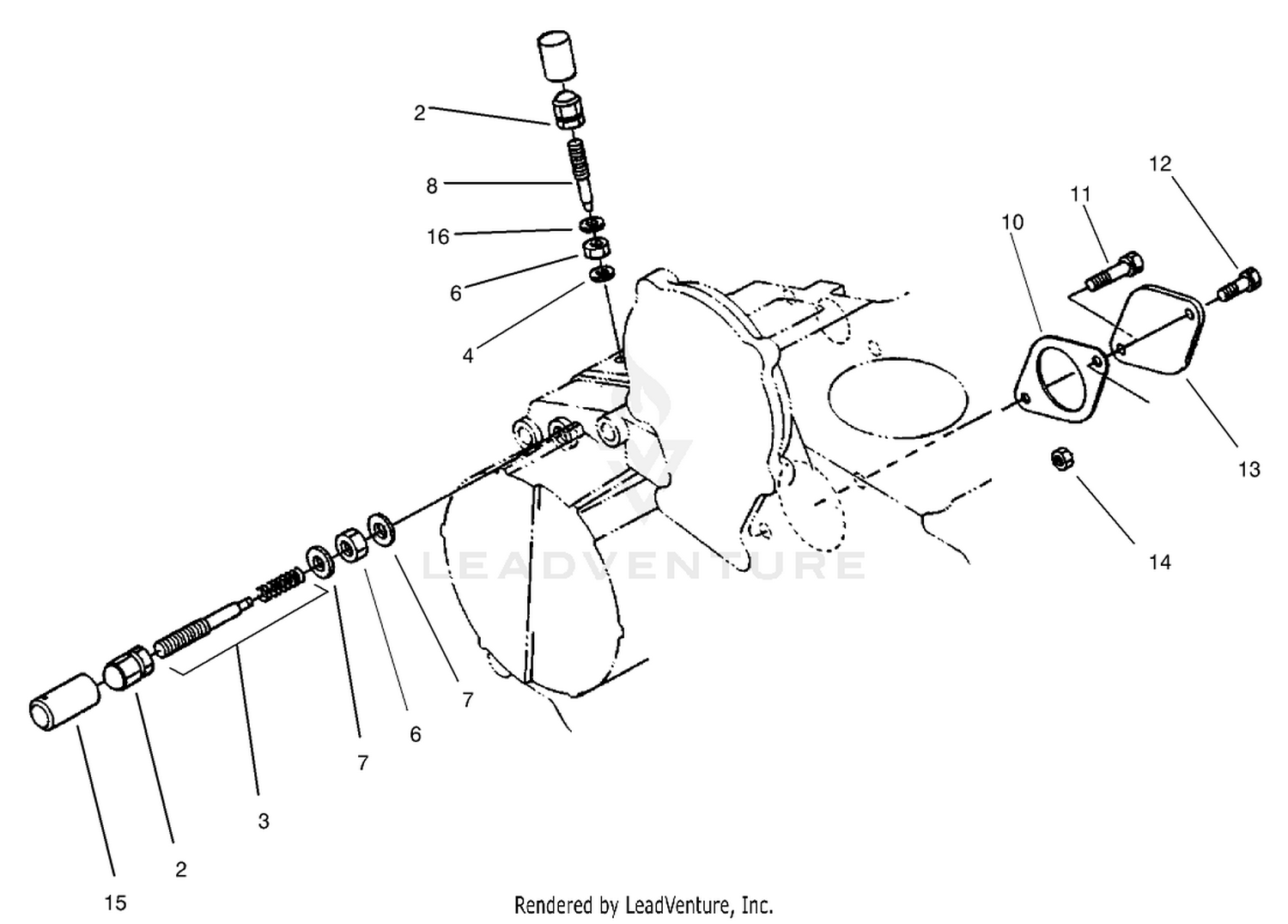 Engine Stop Lever Assembly