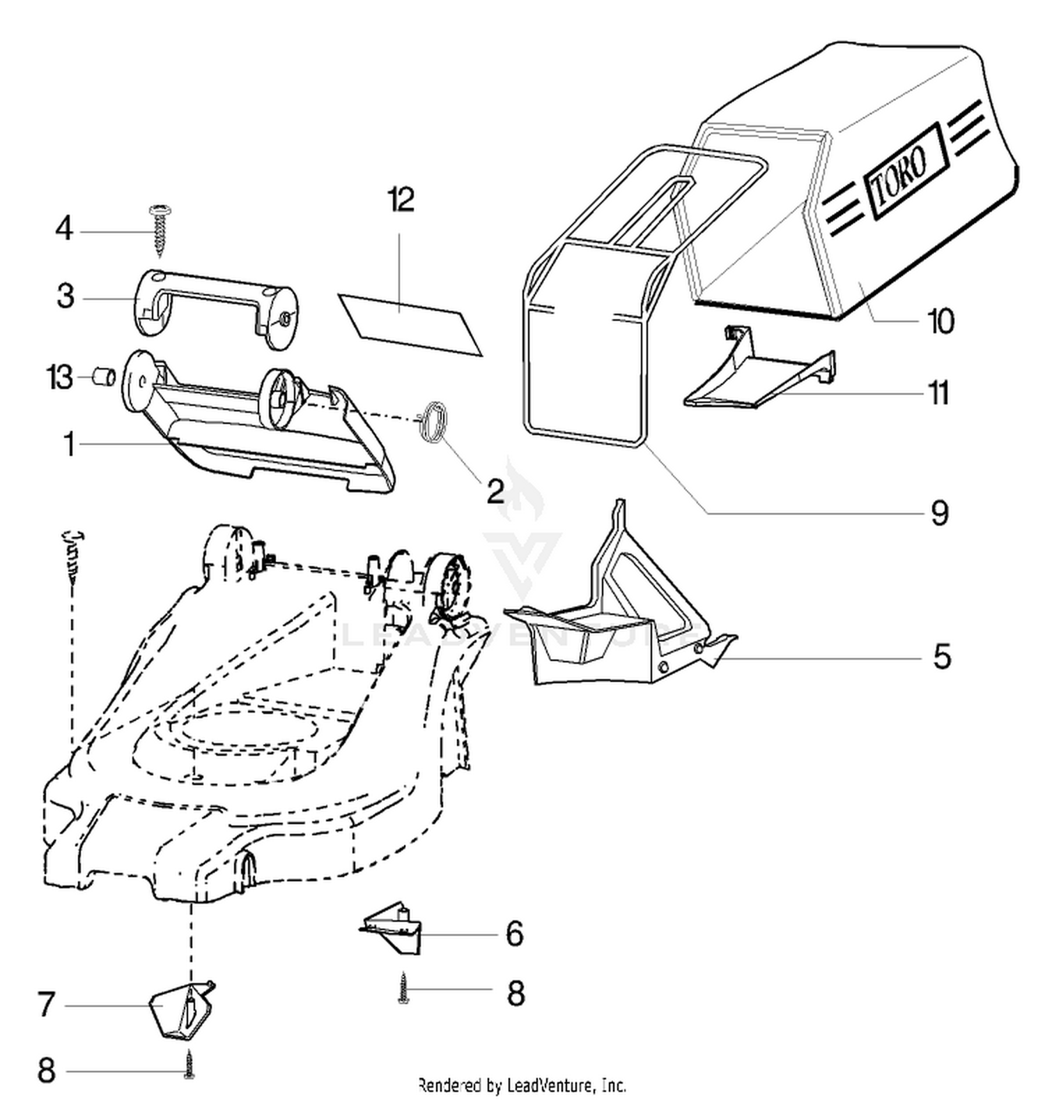 Bag  Recycling Parts Model-No. 21020, 21022