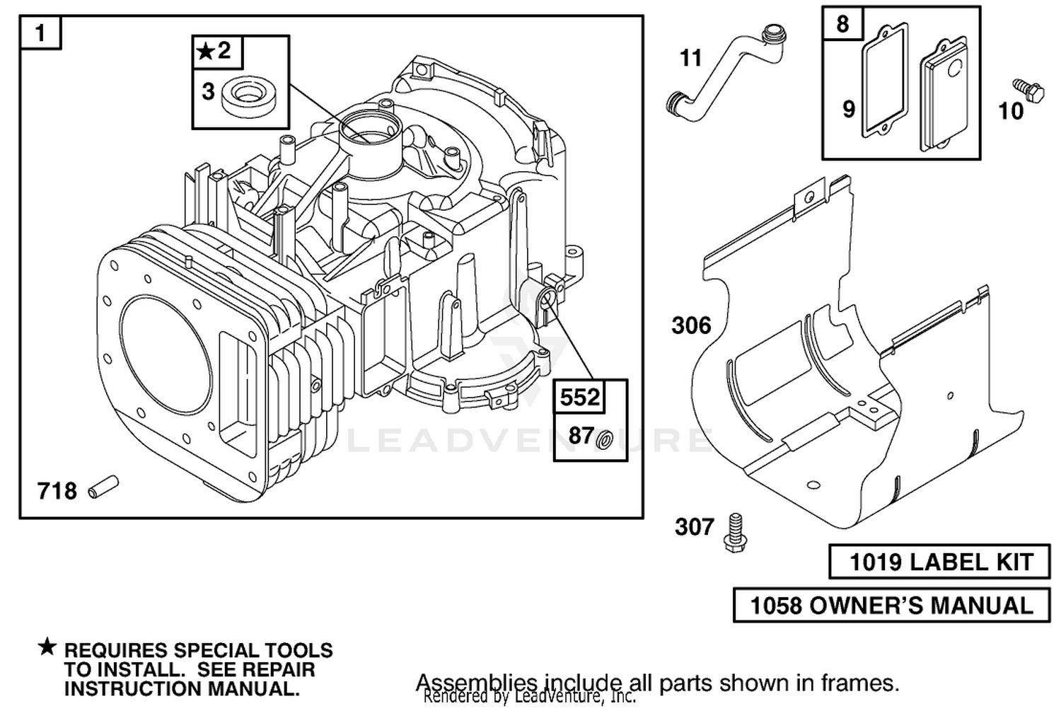 Engine Briggs  Stratton Model 312777-0128-E1