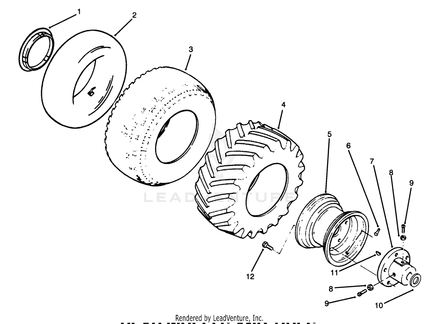Rear Wheels And Tires