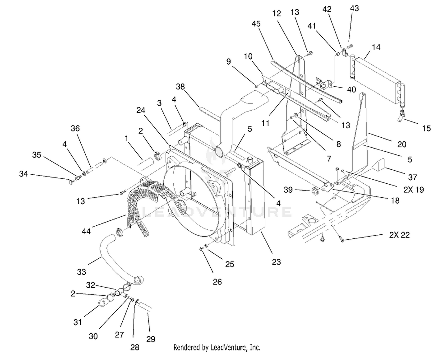 Radiator  Cooler Assembly