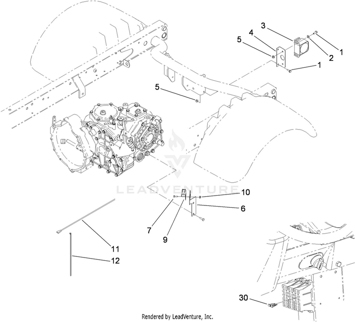 Backup Alarm Assembly