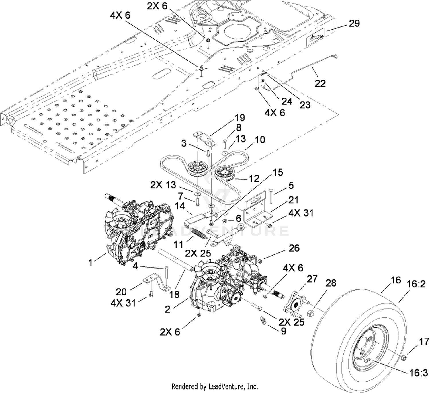 Hydro Drive Assembly