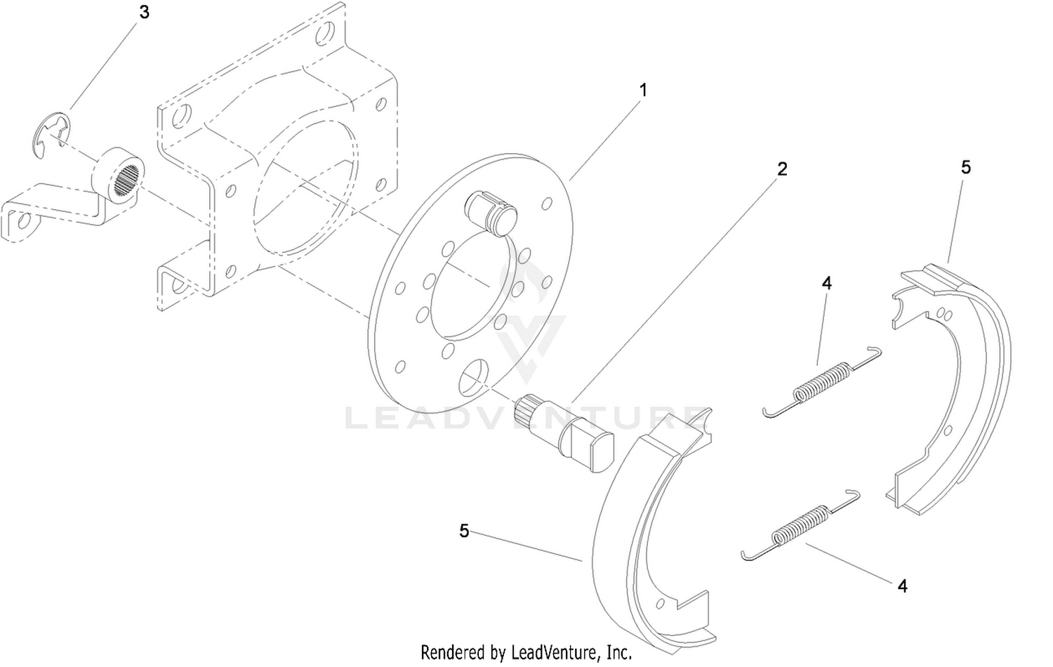 Brake Assembly No. 104-7705