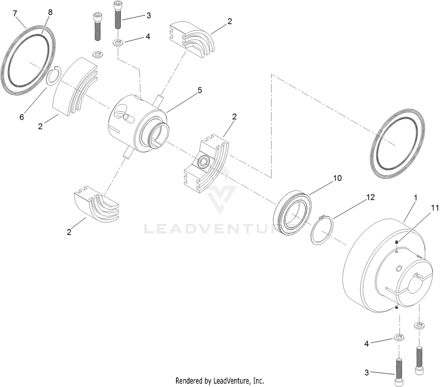 Clutch Assembly No. 107-1070