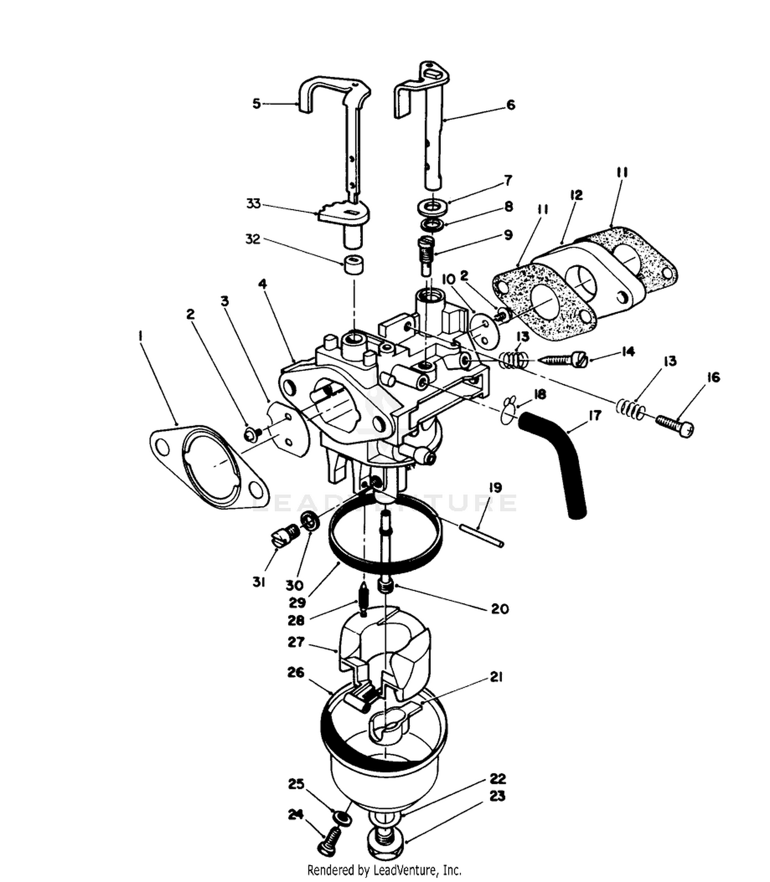 Carburetor Assembly (model No. Vmh7)