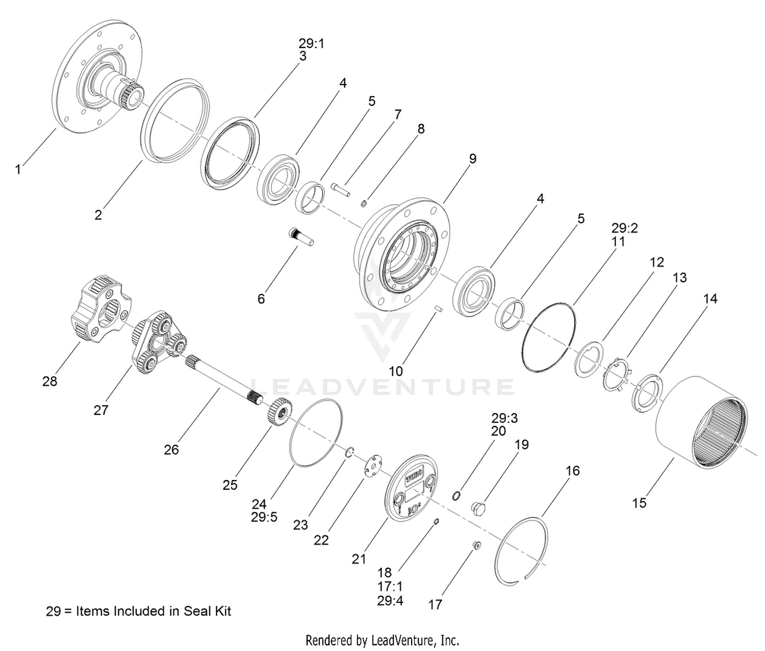 Planetary Assembly No. 136-2913