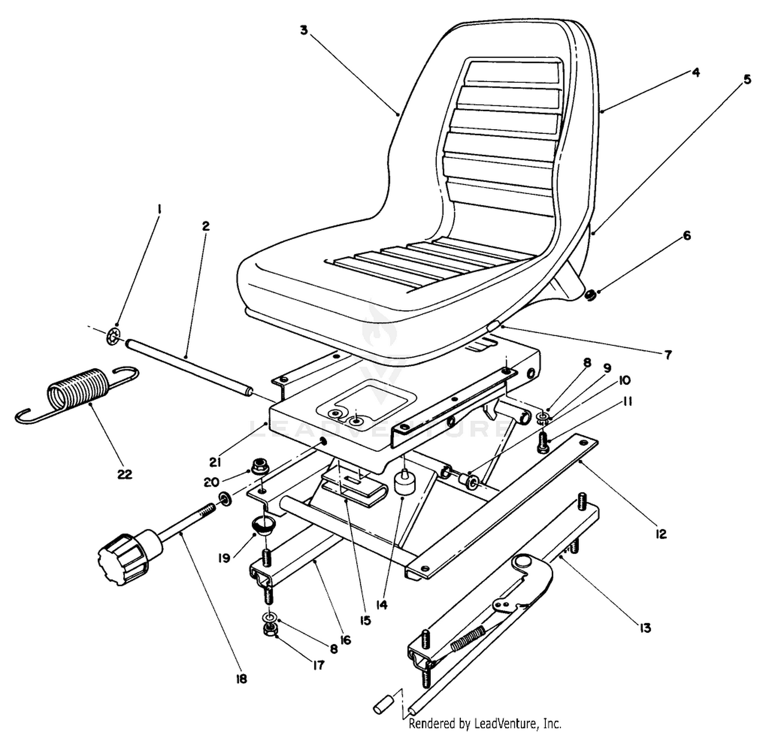 Deluxe Seat Kit Model No. 30772