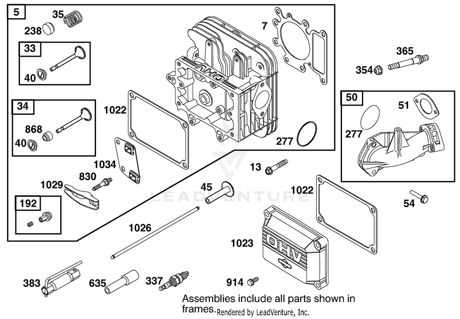 Engine Briggs  Stratton Model 312777-0128-E1 2