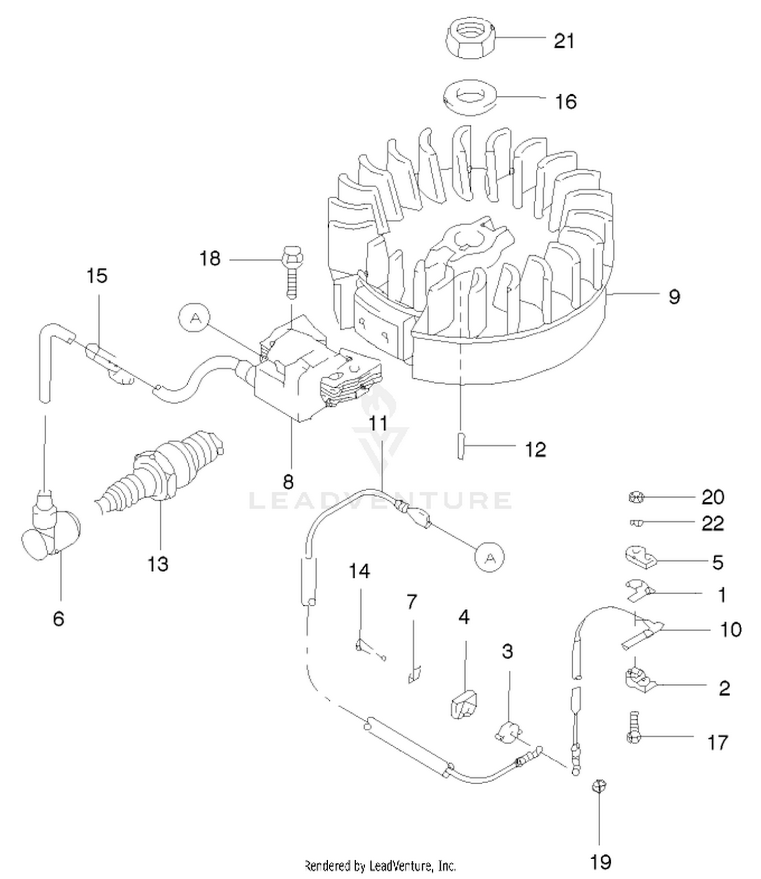 Flywheel And Ignition Assembly