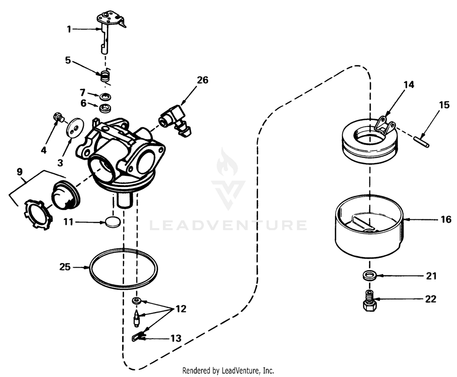 Carburetor No. 632050