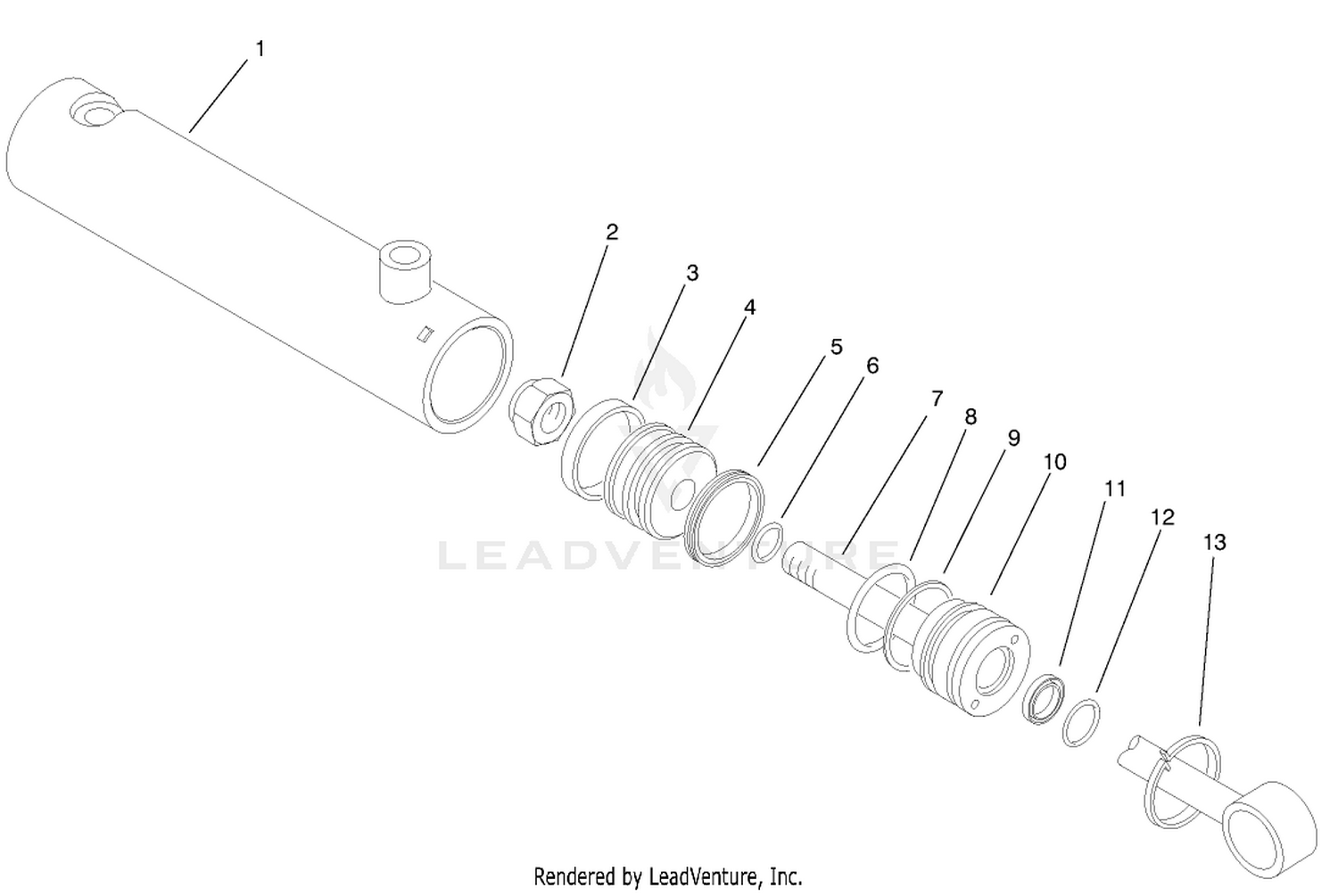 Hydraulic Cylinder Assembly No. 95-5699