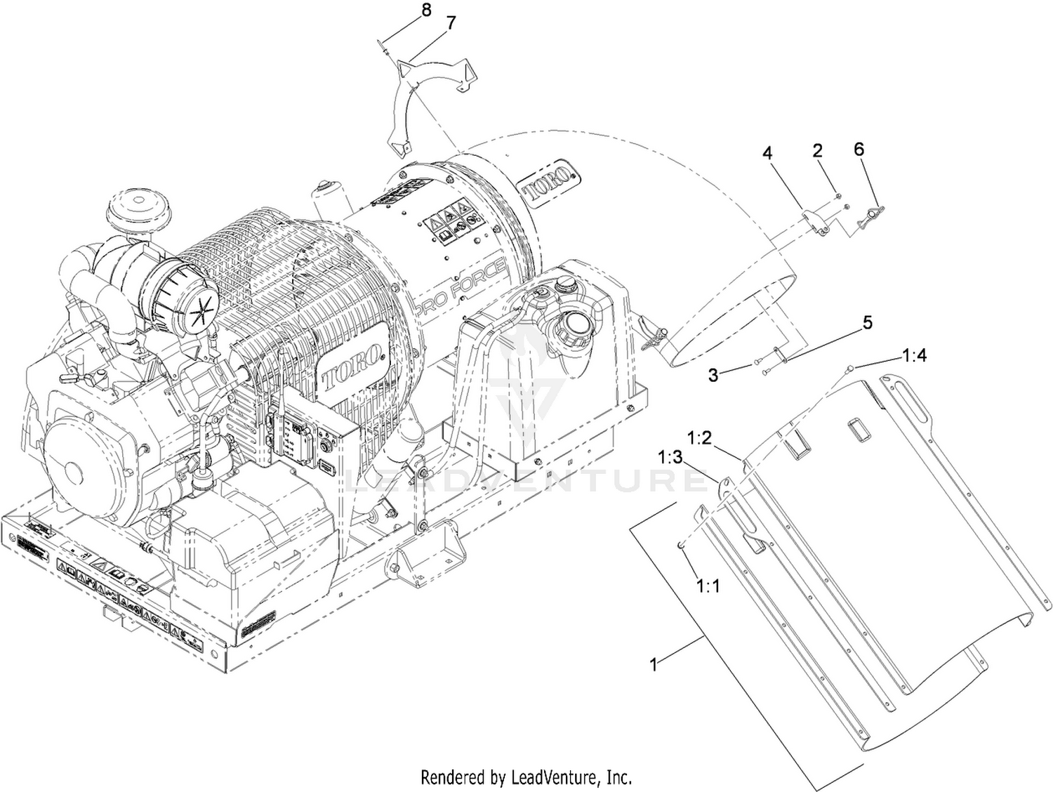 Blower Chute Assembly