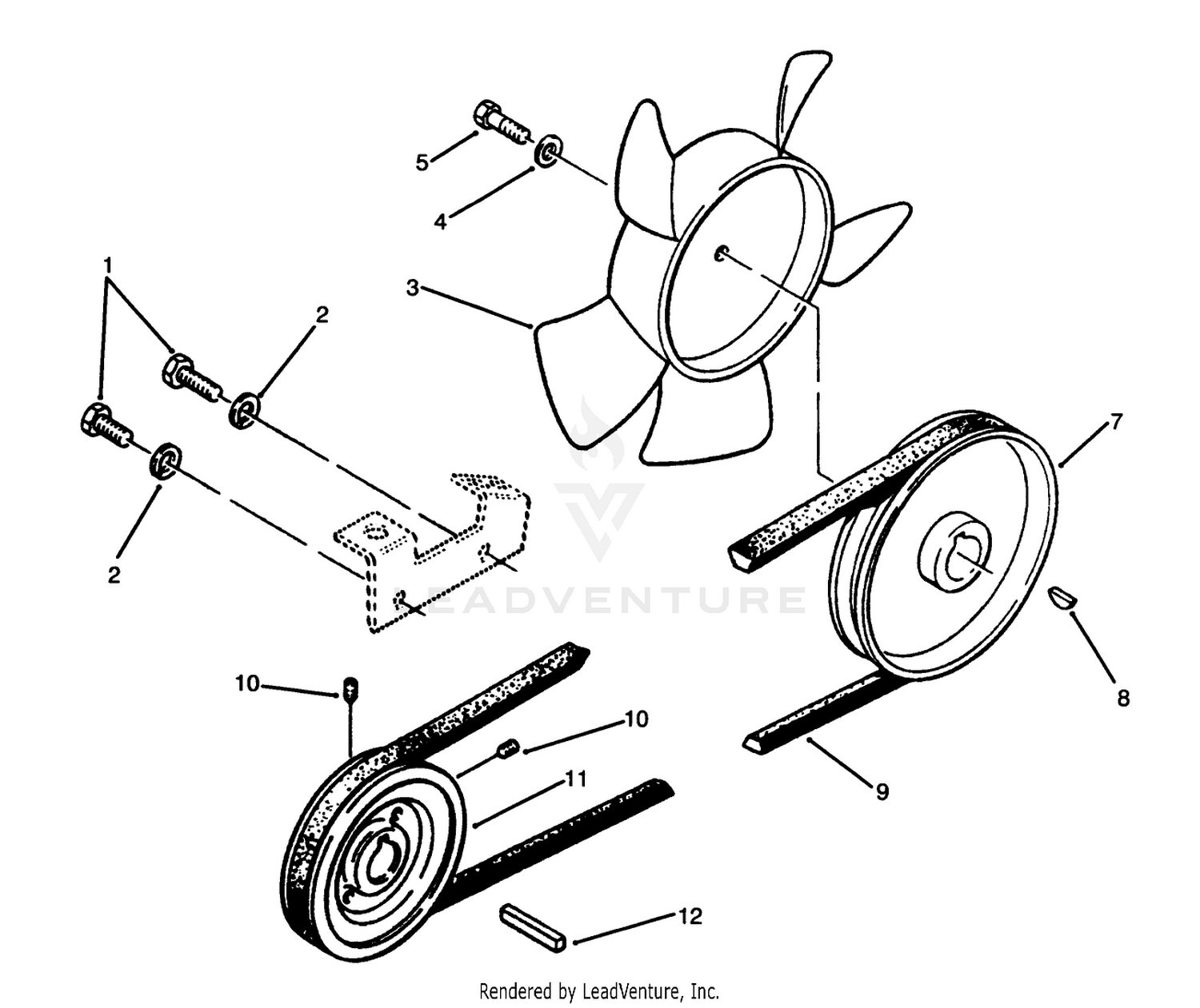 Drive Belt And Pulleys