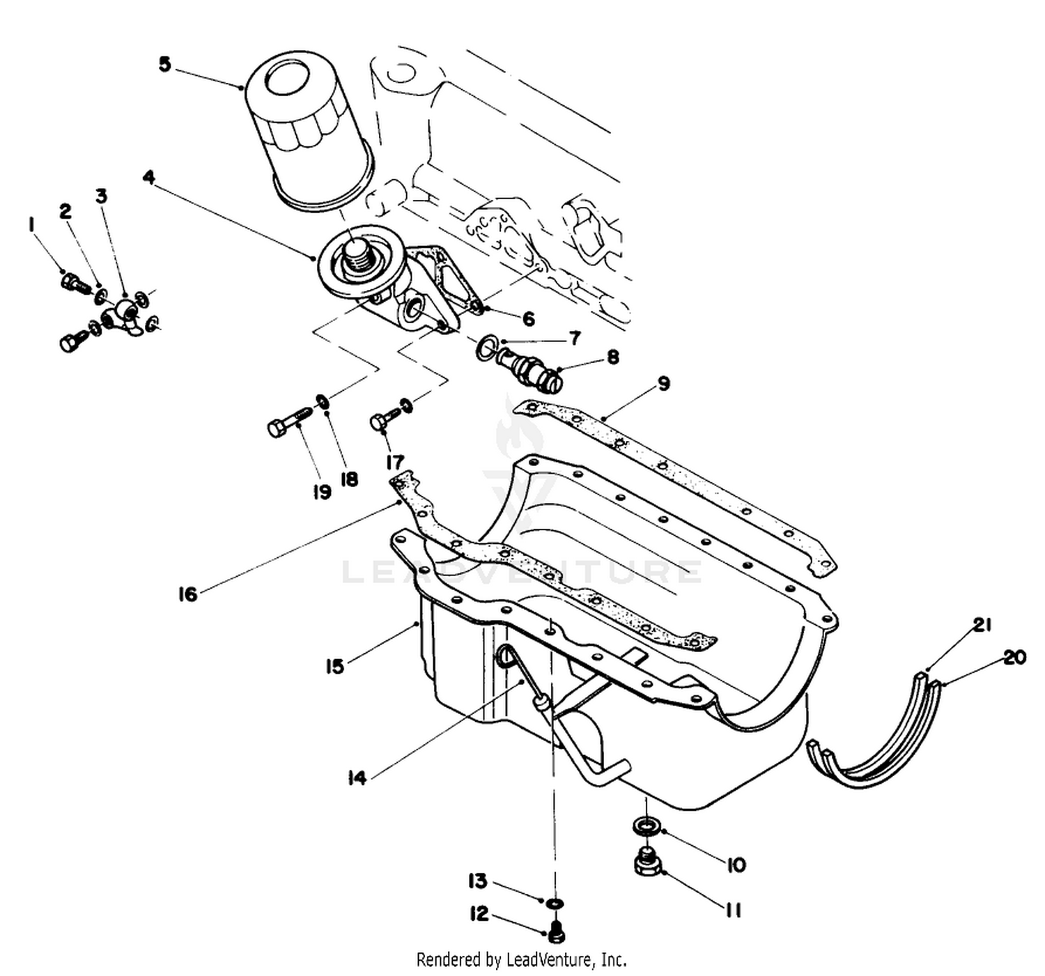 Oil Pan  Oil Filter